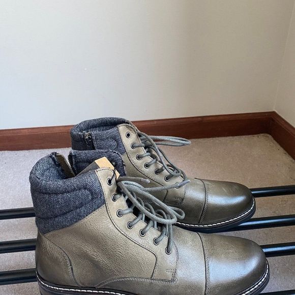 CREVO Men Avalonn Leather Boots - NEW NWT - Picture 6 of 10